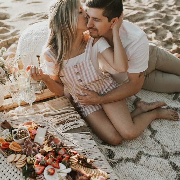 Striped Overall/Romper - Picture 8 of 9